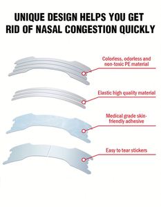 Better Breath <b>Strips</b> Hot Sale Nose Plaster Advanced Anti Snoring Nasal <b>Strip</b> Custom Logo - Product Image 4