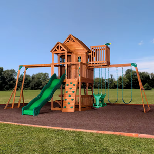 Équipements de jeux d'extérieur en gros, décorations de jardin, grands équipements de divertissement extérieurs, châteaux et toboggans en <span class=keywords><strong>bois</strong></span> - Product Image 1