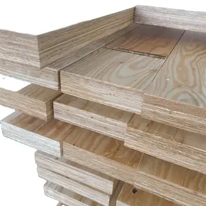 Material de construção de madeira laminada tipo madeira compensada LVL em madeira de pinho