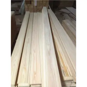 Panel Dinding Hinoki Jepang Dekoratif/Panel Interior Dinding untuk Meningkatkan Kecantikan Rumah