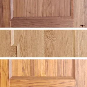 Vendita di fabbrica di alta qualità interno rovere solido teak porta in legno per camera