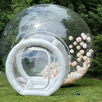 Tente Bulle Gonflable Personnalisée pour Événement Extérieur, Mariage, Fête – Globe PVC Dôme Transparent Clair – Maison Bulle Gonflable