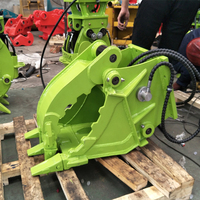 Service OEM : Godet à pince hydraulique pour excavatrice, prix usine