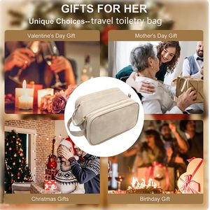 กระเป๋าเดินทางแบบพกพาวัสดุกันน้ำอื่นที่เป็นมิตรกับสิ่งแวดล้อมพร้อมพื้นที่จัดเก็บ8ช่องซิปและบานพับ - Product Image 6