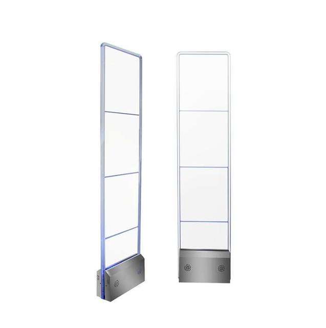 Retail Store Floor Alarming Anti-theft Gate 8.2mhz Anti Theft Security Sensors Checkpoint EAS RF Wifi System for Advertising