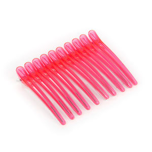 Pinza de cocodrilo de Color <span class=keywords><strong>caramelo</strong></span> de plástico duradero para peluquería sin marca de palabra para salón de corte de pelo - Product Image 5