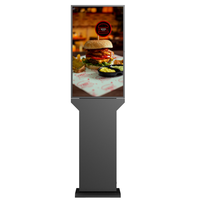 Kiosque numérique extérieur étanche IP66 de 55 pouces, écran tactile pour commandes en drive-thru, restaurants, écran LCD trempé 6T