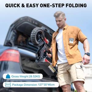 Livraison gratuite depuis l'entrepôt européen - <span class=keywords><strong>Trottinette</strong></span> électrique H9 pour adultes, autonomie de 45 km, 46 V, 800 W, pliable - Product Image 5