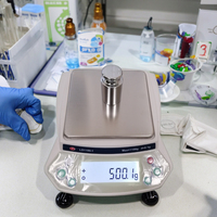 Balance industrielle de laboratoire de précision à cellule de pesée, affichage LCD rétroéclairé, capacité élevée 6100g-0.1g, acier inoxydable SS304