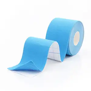 Custom 2023 New Development Breathable Elastic Cotton Kinesiology Tape With Menthol,5 M Length
