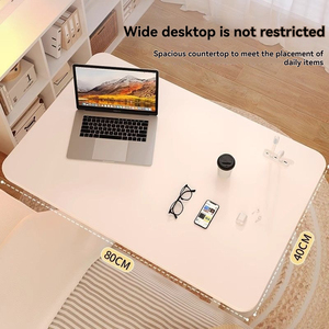 Bureau portable moderne en panneaux de bois à hauteur réglable, idéal pour l'étude, le travail sur <span class=keywords><strong>ordinateur</strong></span>, pour salon et usage domestique, <span class=keywords><strong>compact</strong></span> pour <span class=keywords><strong>ordinateur</strong></span> portable - Product Image 5