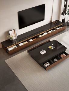 Chinese Style <strong>Tv</strong> Cabinet Luxury Living Room Furniture Minimalist Simple Nordic <strong>High</strong> Modern Wood <strong>Tv</strong> <strong>Stand</strong> - Product Image 2