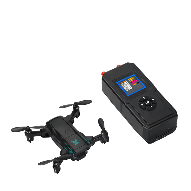 UAV Drone Detection 2km Long Range 350MHz-6GHz Portable Handheld Device With Alarm Customized OEM Frequency CKD SDK Supported