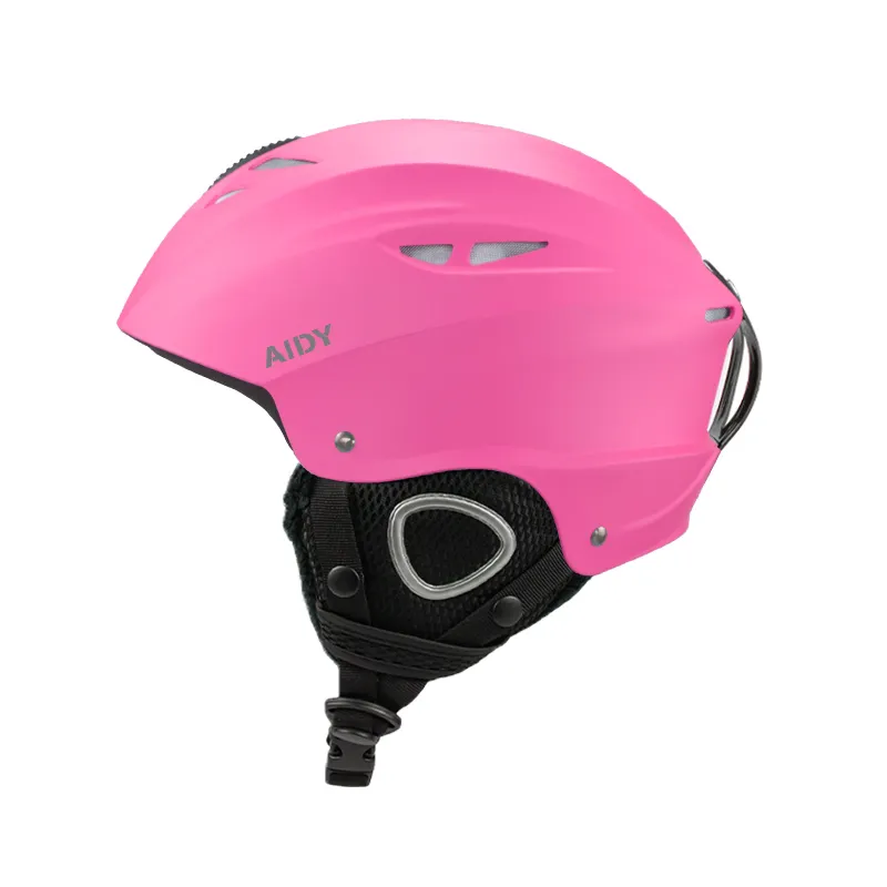 남성용 보호 쉘과 통기성 조절 통풍구이있는 헬멧 스노우 보드 조정 가능한 맞춤 스노우 헬멧
