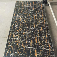 Panneau mural en PVC marbré imperméable, résistant à l'humidité et aux UV pour la décoration intérieure d'hôtel, design moderne, écologique, ignifuge 5