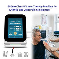 Dispositivo Profesional de Terapia Láser Frío de Clase 4 con 4 Cabezales de Tratamiento para Mascotas, Perros, Gatos, Caballos, Artritis y Osteoartritis