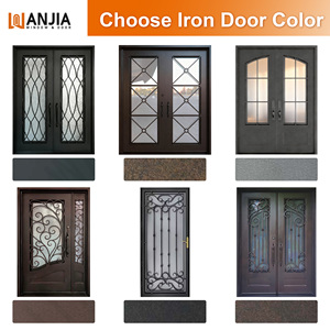 Portes <span class=keywords><strong>en</strong></span> <span class=keywords><strong>fer</strong></span> <span class=keywords><strong>forgé</strong></span> de luxe de qualité supérieure, portes blindées <span class=keywords><strong>en</strong></span> <span class=keywords><strong>fer</strong></span>, portes de sécurité pour la maison, portes extérieures <span class=keywords><strong>en</strong></span> <span class=keywords><strong>fer</strong></span> - Product Image 2