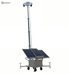 Chariot de surveillance <span class=keywords><strong>solaire</strong></span> 300W à déploiement facile 2026 pour chantier - Product Image 4