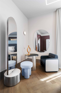 Meubles de restaurant d'hôtel 5 étoiles, ensembles de tables à manger avec chaises rembourrées, design luxueux, restauration fine - Product Image 5