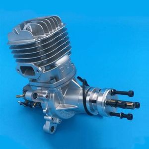 DLE 65CC <b>Gas</b> Engine Single <b>Cylinder</b> Two Stroke Side Exhaust Metal 6.5HP 7500rpm 16kg Thrust for UAV RC Airplane - Product Image 2