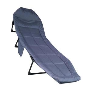 Chaise longue pliante portable en acier avec appui-tête réglable, idéale pour la détente et le repos en extérieur, pour la <span class=keywords><strong>plage</strong></span> et le <span class=keywords><strong>bain</strong></span> <span class=keywords><strong>de</strong></span> <span class=keywords><strong>soleil</strong></span> - Product Image 5