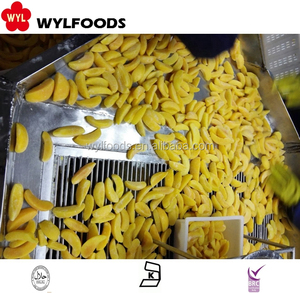 Dés/tranches/moitiés <span class=keywords><strong>de</strong></span> pêche jaune congelés IQF en vrac pour la vente en gros et au détail <span class=keywords><strong>de</strong></span> fruits fraîchement conservés - Product Image 3