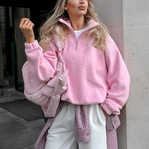 เสื้อสเวตเชิ้ตแบบใหม่ สกรีนโลโก้ได้ สไตล์สตรีทเรโทร ผ้าฟลีซคอตตอน ทรงโอเวอร์ไซส์ ไหล่ตก - Product Image 1