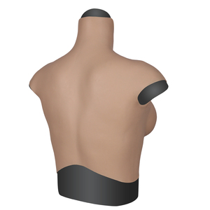 URCHOICE Silicone Mẫu Vú Giả Ngực Nhân Tạo Không Có Dầu Nhân Tạo Thực Tế Cổ Áo Cao Vú Giả Cho Crossdesser - Product Image 4