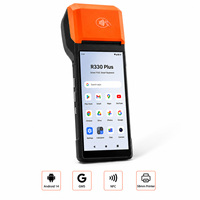 Terminal POS Android Portátil con Pago NFC, Impresora de Recibos Integrada de 58 mm, R330 Plus