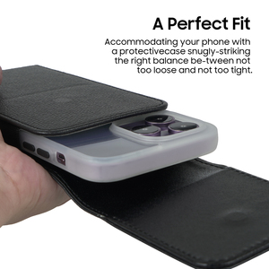 Étui en cuir PU à motif Litchi, étui avec clip de <span class=keywords><strong>ceinture</strong></span> pour téléphone de 4.7 à 6.9 pouces - Product Image 5