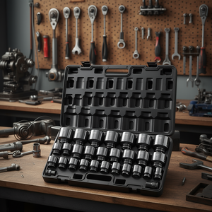 Juego de Llaves de Impacto Vevor, 1/2 Pulgada, Cr-Mo, 6 Puntas, SAE, Cromadas, Herramientas de Grado Industrial - Product Image 2