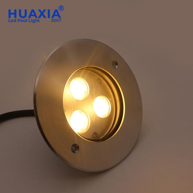 IP68 Outdoor LED Underground Light 316L Stainless Steel DC24V RGB WiFi Controlled Step Lights for Landscape & Garden