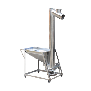 Convoyeur à vis vertical en acier inoxydable 304 utilisé pour le transport de poudres et de particules - Product Image 2