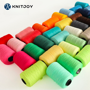 Stock 360D 96F fil extensible en polyester haute quantité élastique pleine en vrac pour tricoter la broderie Dope teint pour tisser des ceintures de sécurité - Product Image 4