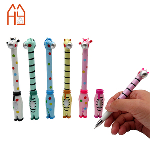 Bolígrafo De Bola creativo de jirafa, dinosaurio, cebra, bolígrafos de animales <span class=keywords><strong>3D</strong></span> divertidos para niños, promoción - Product Image 3
