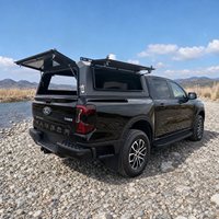 Couverture de benne rigide en acier au carbone pour Ford Ranger/Everest - Étanche, verrouillable, installation sans perçage, style sport