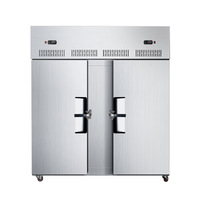 Congélateur à double température pour boulangerie, réfrigérateur vertical de cuisine, option monotempérature, en acier inoxydable 304