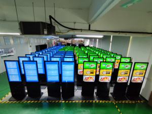 شاشة VETO LCD الأرضية القائمة بتصميم عمودي للاستخدام الداخلي بنظام أندرويد، شاشة عرض إعلانية تجارية ومشغل فيديو من المصنع - Product Image 2