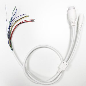 CCTV IP 카메라 보드 모듈 감시 액세서리용 11핀 방수 <span class=keywords><strong>PoE</strong></span> LAN 케이블 (보안 보호 기능 포함) - Product Image 1