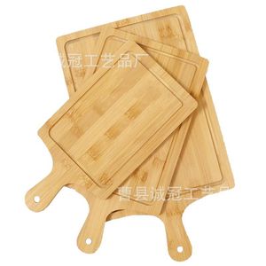 Planche à découper en bambou avec poignée, plateau de service pour la cuisine - Product Image 5