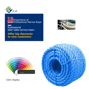 10-100mm 20 mm 3 fili 8 fili 12 fili uhmwpe poliestere nylon corde marine ormeggio per verricello, marine