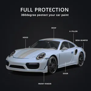 Clear TPU Material Paint Protection Film Resistant Transparent Car Vinyl Wrap Roll Shape Body Protector For Cars