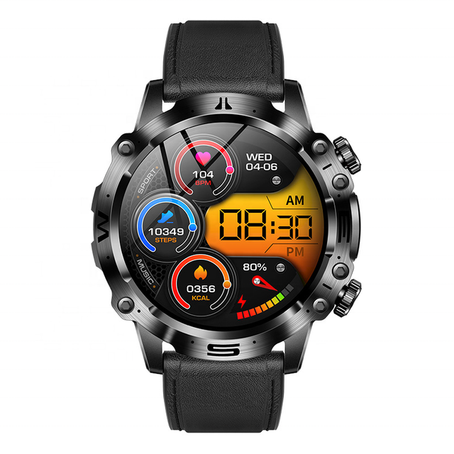 SOS 2024 New High Quality Smart Watch Round AMOLED Screen Smartwatch for Men Women
