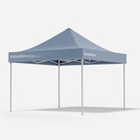 Tente de réception automatique robuste 3x3m, type dôme, pour salons professionnels, avec toile Oxford, idéale pour les événements sportifs