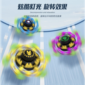 Toupie transformable à manivelle lumineuse pour enfants et adultes, pour la relaxation et la décompression - Product Image 2