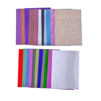 Papier à paillettes A4 multicolore Papier d'emballage à paillettes Papier à paillettes auto-adhésif pour le bricolage