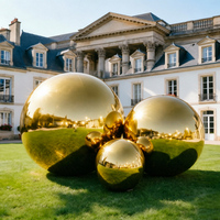 Sphère miroir gonflable en PVC de qualité commerciale, argent chromé, boule suspendue pour la décoration intérieure et extérieure de mariages, fêtes, scènes et événements