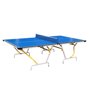 Tavolo <span class=keywords><strong>da</strong></span> <span class=keywords><strong>Ping</strong></span> <span class=keywords><strong>Pong</strong></span> Pieghevole in Quattro Pezzi di <span class=keywords><strong>Dimensioni</strong></span> Standard con Altezza Regolabile, Struttura in MDF+Metallo, Ecologico - Product Image 2