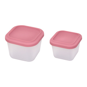 Food Storage Container Square With Clip On Lid <b>Microwave</b> Safe For Travel And Daily Use - Product Image 2