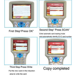 Prix usine RFID copieur ID IC lecteur de fréquence pleine bande écrivain M1 13.56MHZ 125-1000khz duplicateur programmeur USB NFC UID étiquette - Product Image 2